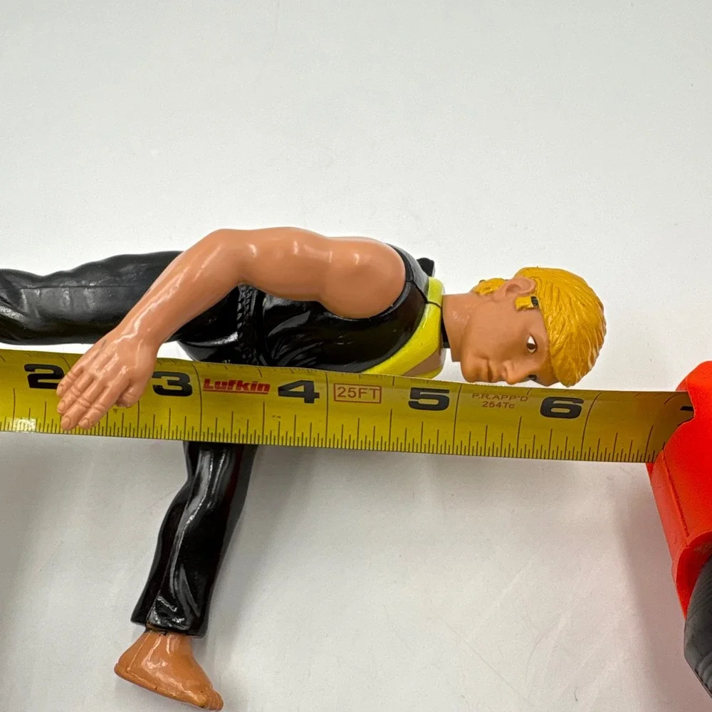 Remco Karate Kid Johnny Lawrence Action Figure 1986 Cobra Kai Black Gi Vintage